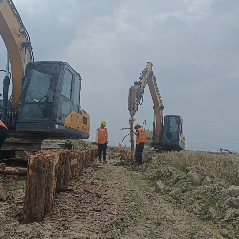 河道清淤木桩
